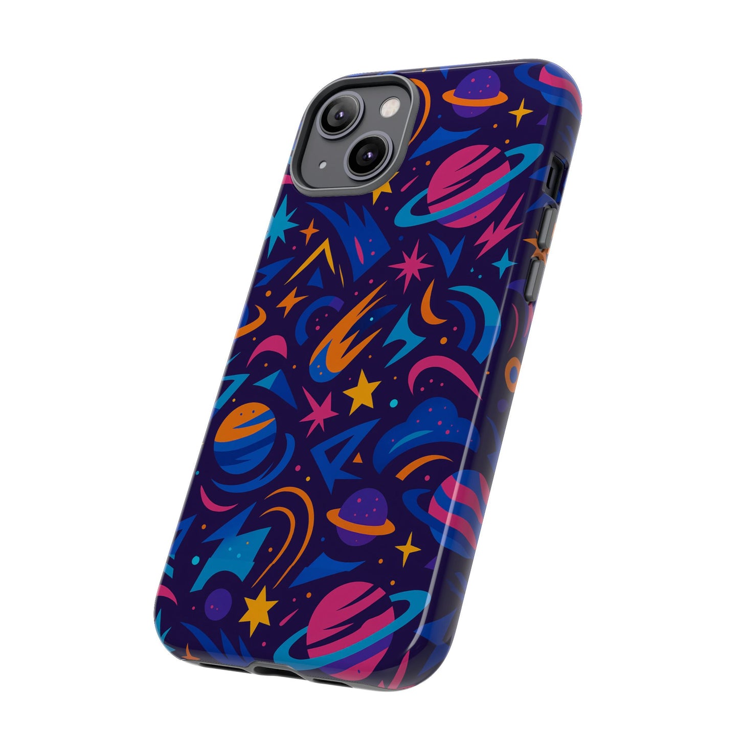 multicolour 3d wrap protective phone case with space theme for men and women – stylish protection accessory compatible with iphone 13, 14, 15 & 16 – all models including pro, pro max & plus