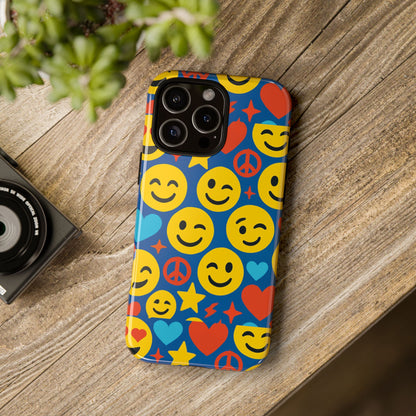 Vibrant 3D Emoji Protective Phone Case for Kids and Adults – Fun Multicolour Design for Stylish Protection Compatible with iPhone 13, 14, 15 & 16 – all models including Pro, Pro Max & Plus