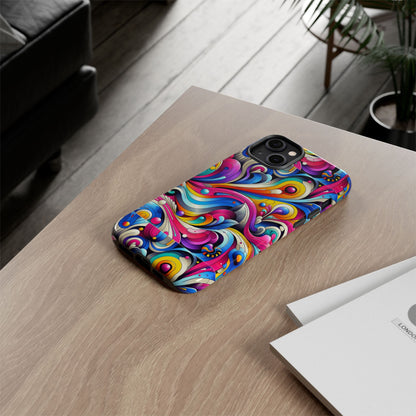 Pink Pattern Image 3 Phone Case with Vibrant 3D Wrap Design for Stylish Protection