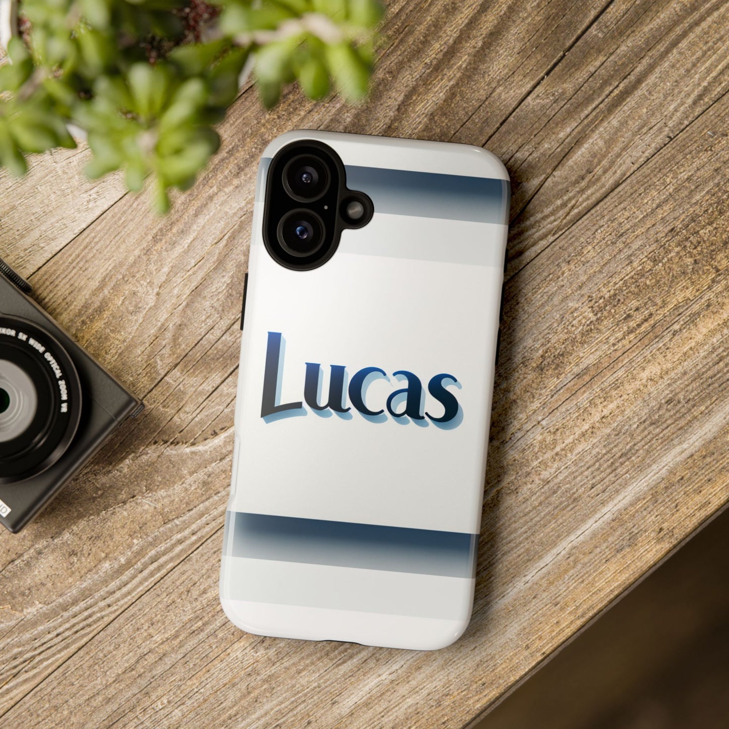 coolname lucas blue 3d wrap protective phone case for smartphones with vibrant anime and comic art design shockproof and uv protected durable tpu cover