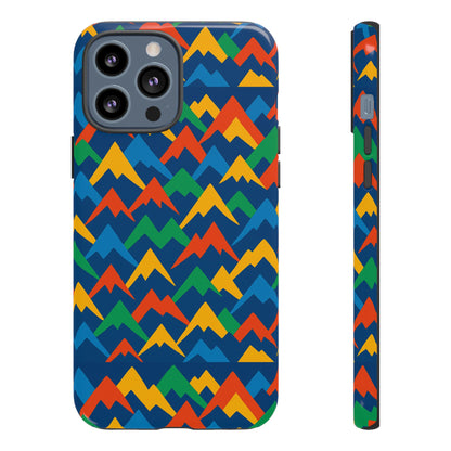 Vibrant 3D Mountain Design Phone Case for Stylish Protection – Unique Accessory Compatible with iPhone 13, 14, 15 & 16 – all models including Pro, Pro Max & Plus