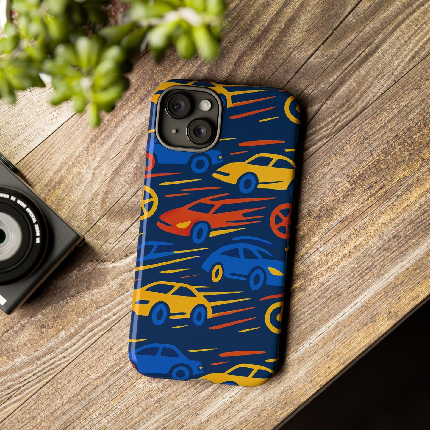 vibrant 3d car design protective phone case for smartphones stylish accessory for expressive individuals compatible with iphone 13, 14, 15 & 16 – all models including pro, pro max & plus