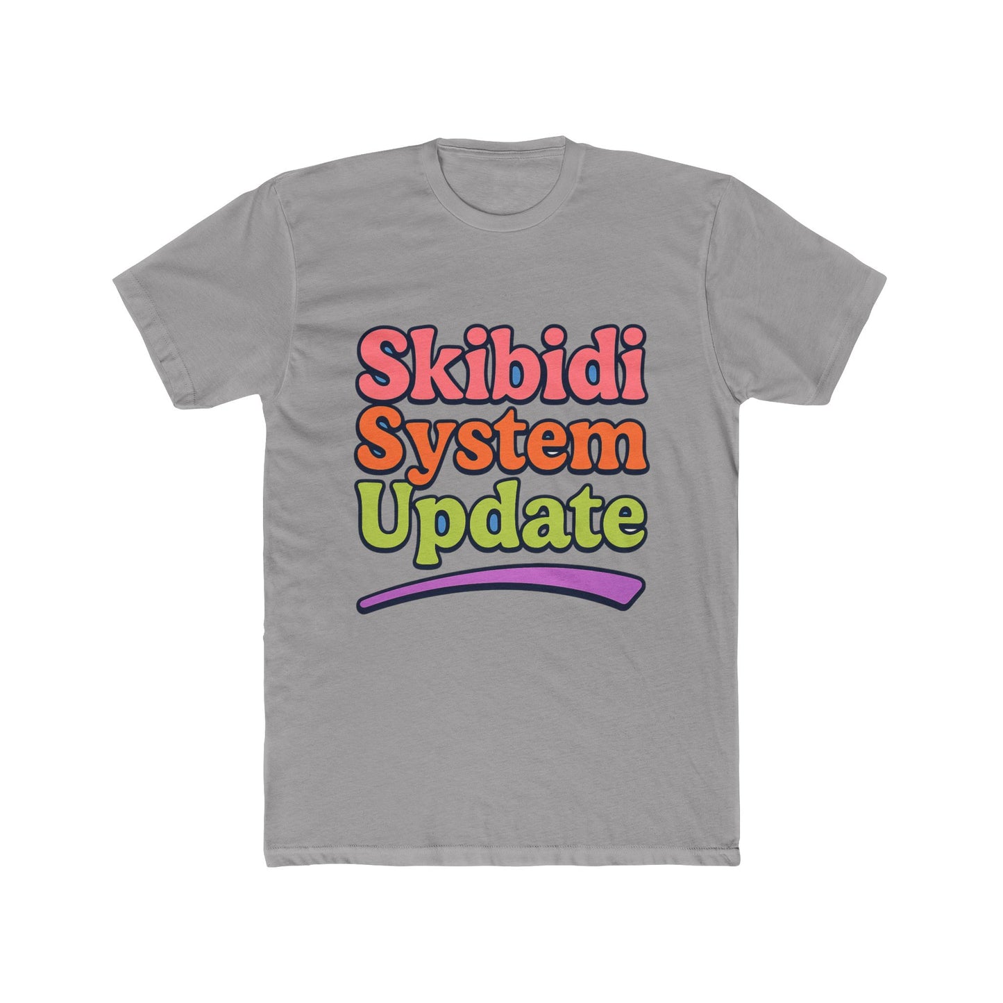 skibidi system update meme multicolor unisex t-shirt - funny graphic tee for all ages