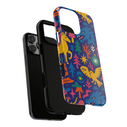 Vibrant Retro 3D Wrap Protective Phone Case with Funky Multicolour Design Stylish Accessory for Self-Expression Compatible with iPhone 13, 14, 15 & 16 – all models including Pro, Pro Max & Plus