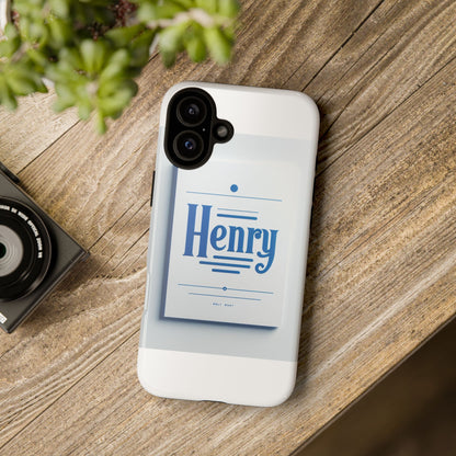 Stylish Blue Typographic Phone Case for Men and Women, Durable Protection, Unique Design, Compatible with iPhone 13, 14, 15 & 16 – all models including Pro, Pro Max & Plus