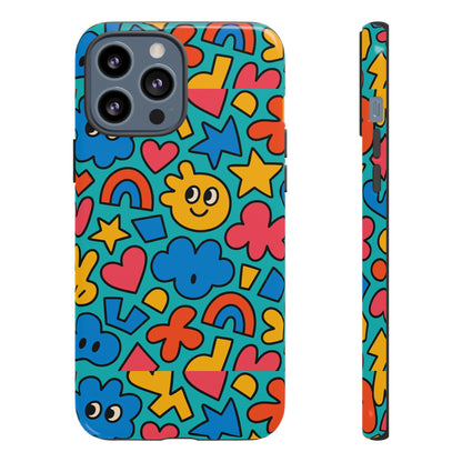Vibrant Cartoon 3D Wrap Protective Phone Case with Fun Playful Design for Smartphone Lovers Compatible with iPhone 13, 14, 15 & 16 – All Models Including Pro, Pro Max & Plus
