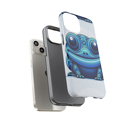 Cool Blue Animal Create 4 3D Wrap Protective Phone Case for Smartphones with Vibrant Animal Design and Shock Absorption