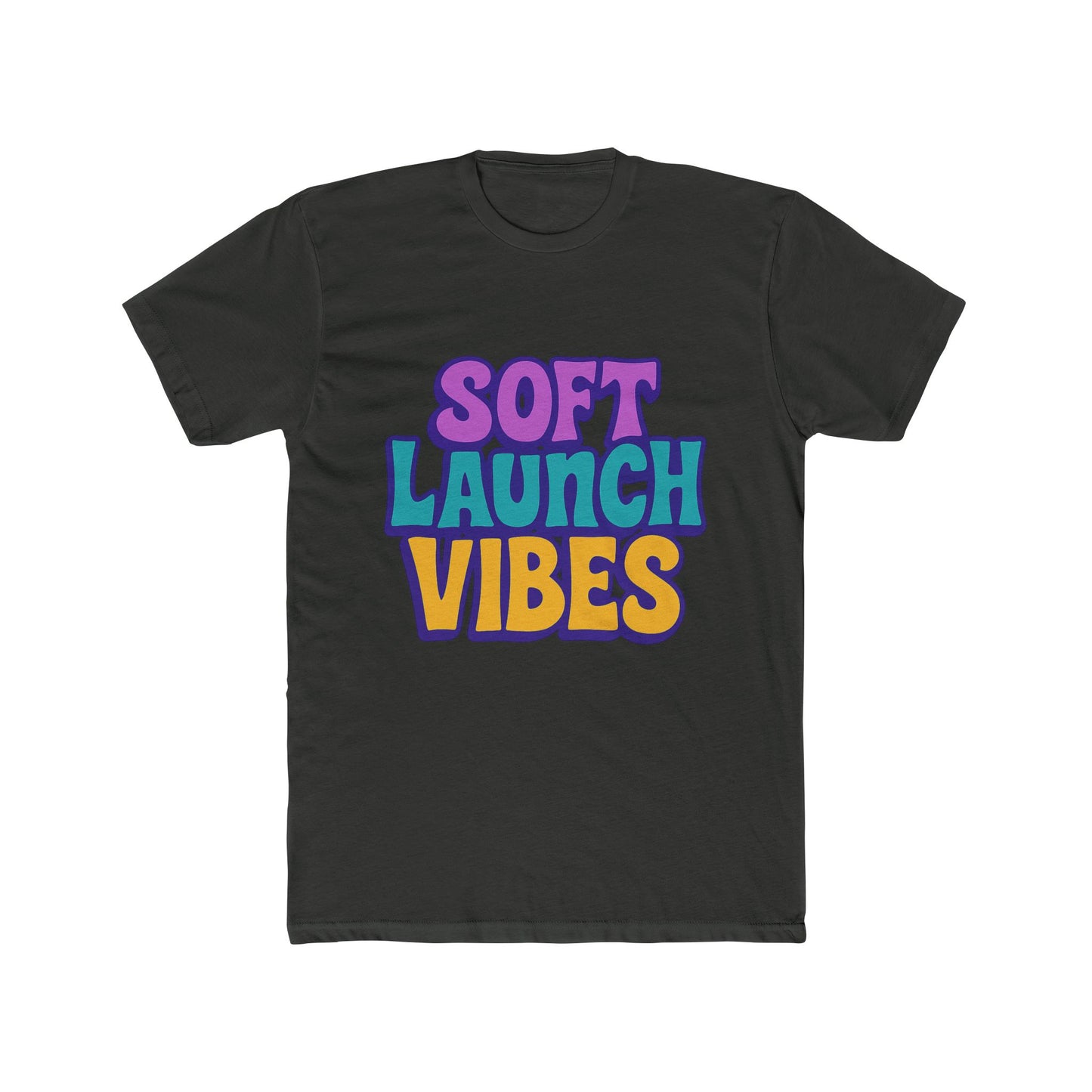 soft launch vibes unisex t-shirt - aesthetic purple tee for casual style, everyday comfort, and unique fashion statements