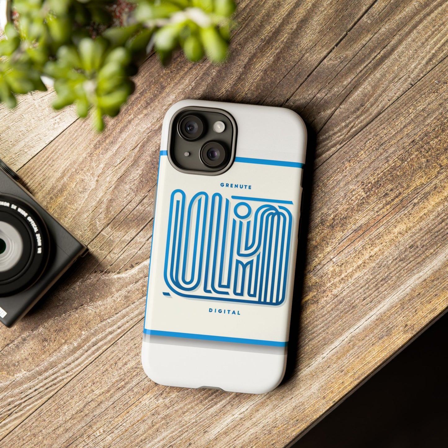 vibrant 3d wrap phone case in blue alphabet design for stylish protection compatible with iphone 13, 14, 15 & 16 – all models including pro, pro max & plus