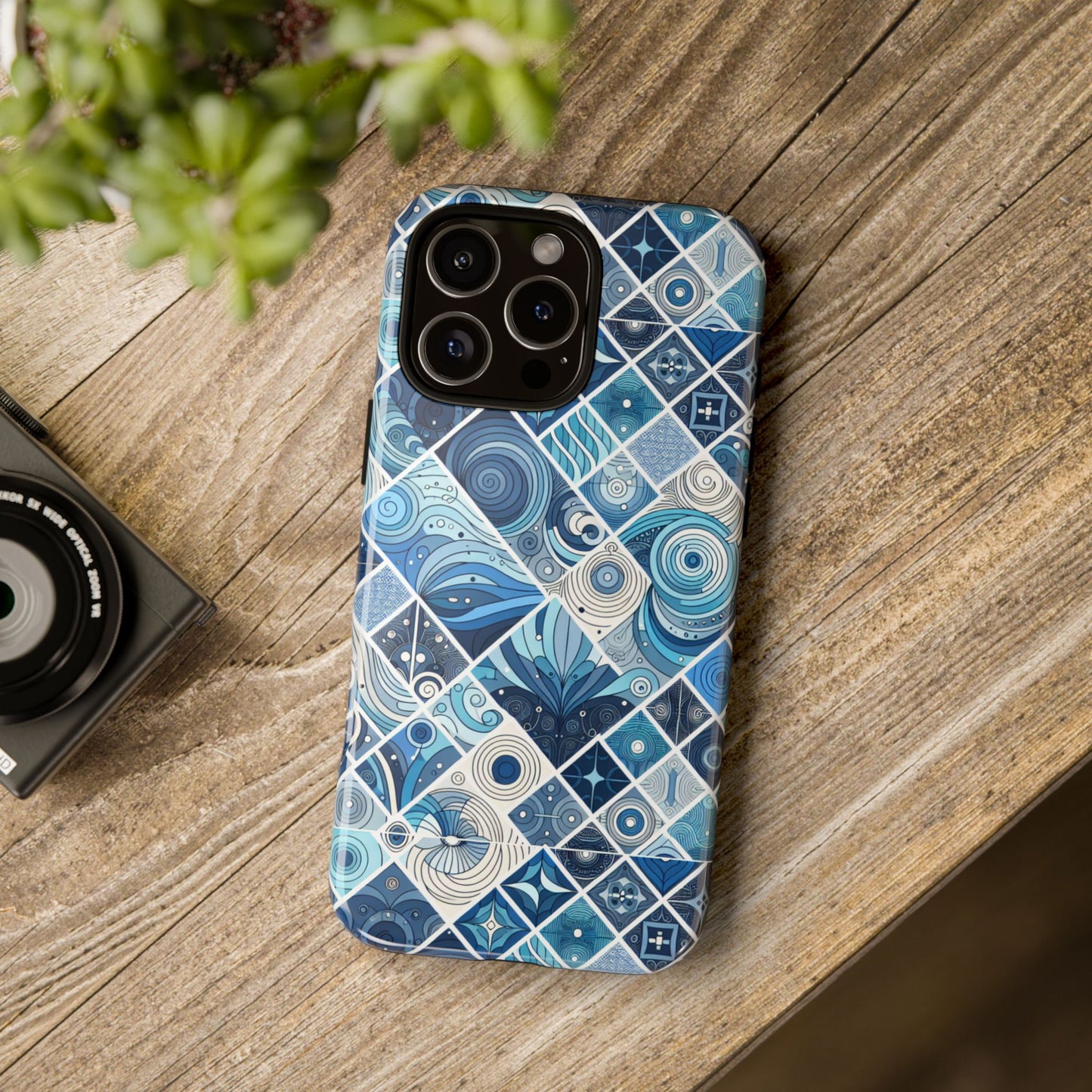 1 pattern image 1 vibrant shockproof phone case for anime and comic fans, retro art style, durable & uv protected, compatible with iphone 13-16 pro max plus