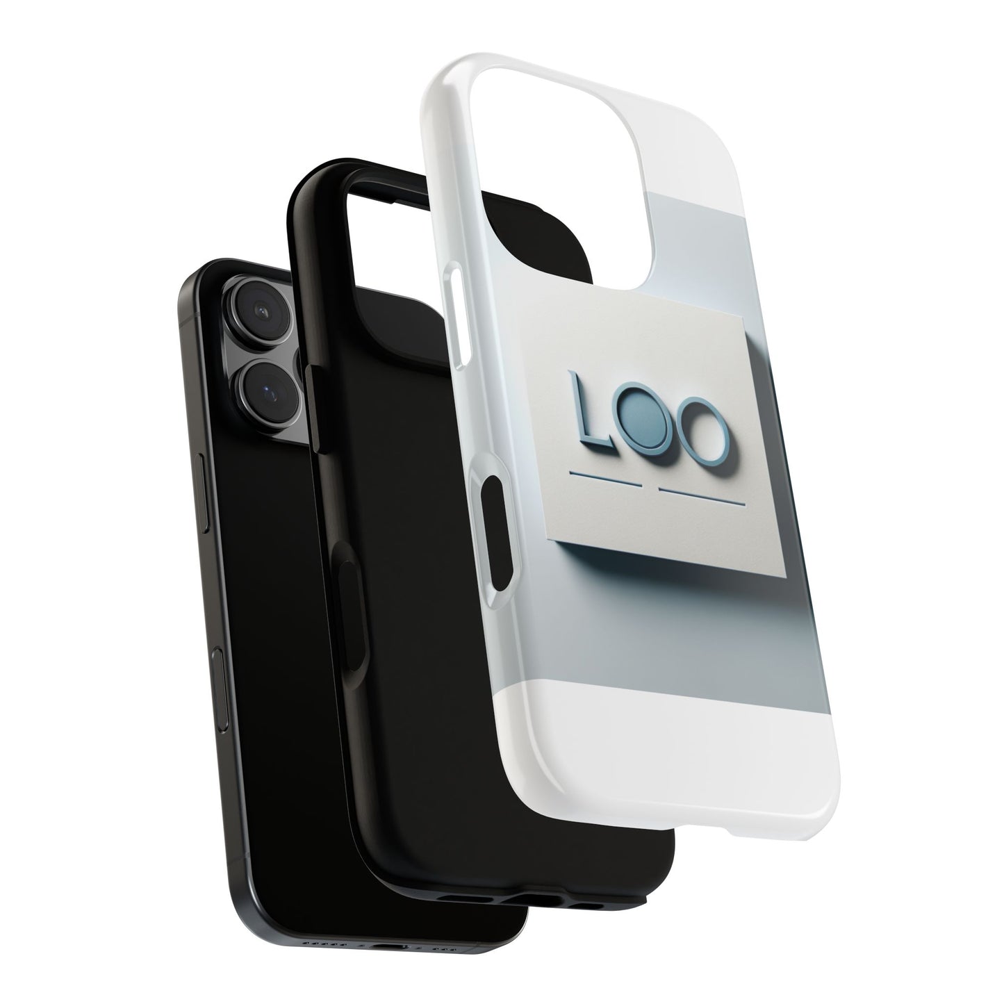 3d wrap protective phone case in blue with modern design for stylish protection compatible with iphone 13, 14, 15 & 16 – all models including pro, pro max & plus