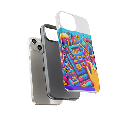 Fantum Finance Dept Protective Phone Case, 3D Wrap Design, Durable Silicone Liner, UV Protected, Ideal Gift for Tech Enthusiasts and Anime Lovers