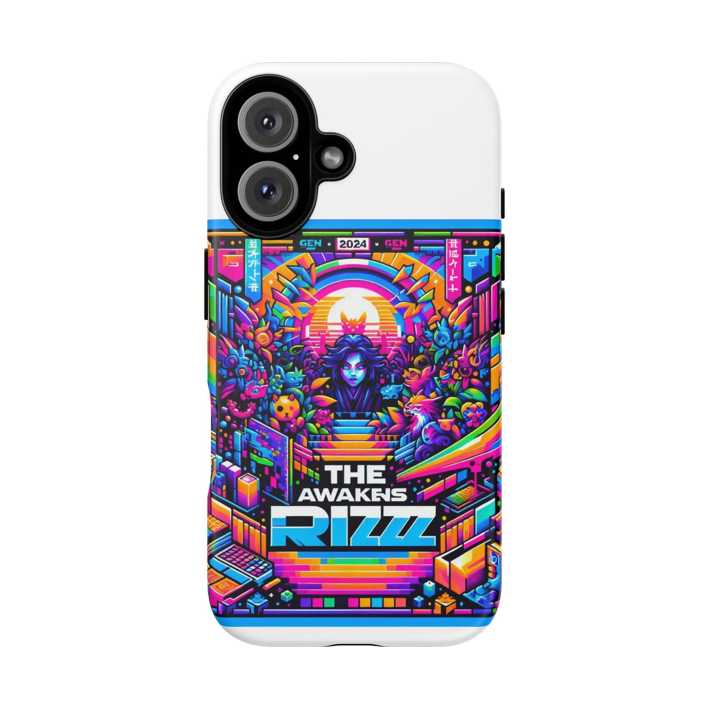 the rizz awakens 3d wrap protective phone case for anime and comic lovers