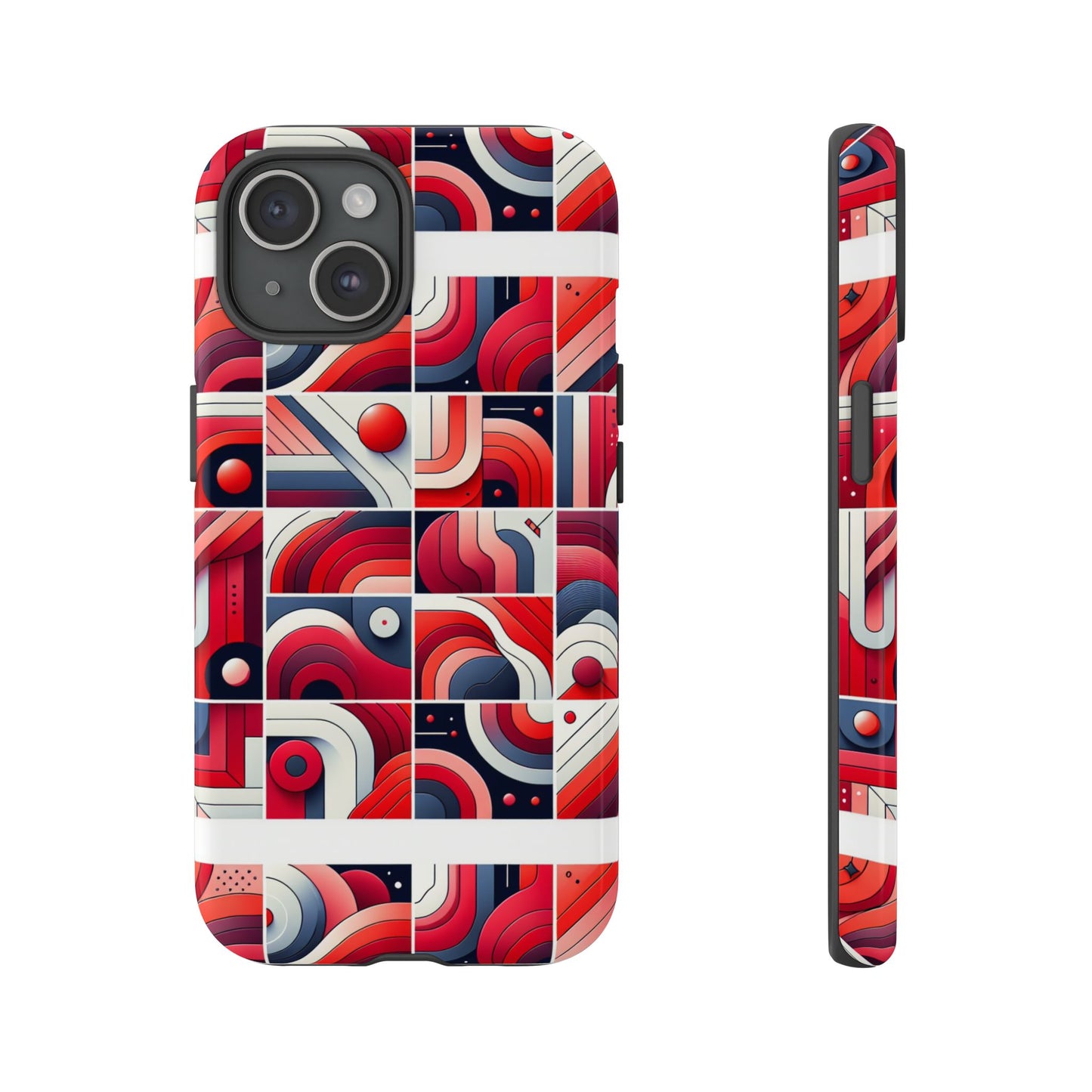 pattern image 3 vibrant shockproof phone case for anime and comic fans - stylish impact protection with abstract art design compatible with iphone 13, 14, 15 & 16 – all models including pro, pro max & plus