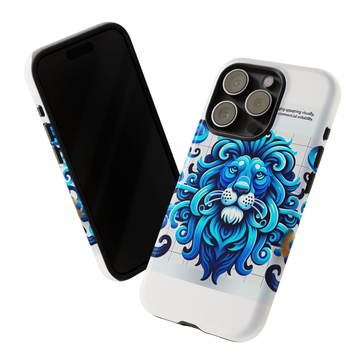 vibrant 3d lion art phone case for stylish protection and self-expression compatible with iphone 13, 14, 15 & 16 – all models including pro, pro max & plus