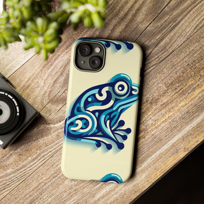 Blue Animal Create 15 3D Wrap Protective Phone Case with Vivid Anime and Comic Inspired Design for Smartphones, Shock Absorption and Durable UV Protected Cover