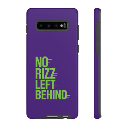 Tough Phone Case - No Rizz Left Behind - Durable, Stylish Protection for Active Lifestyles - Impact-Resistant, Dual Layer, Shock-Absorbing TPU - Perfect Gift for Tech Lovers