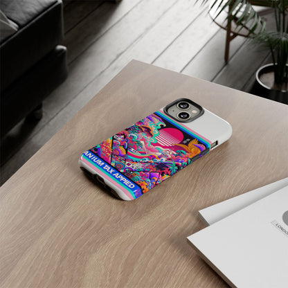 Fanum Tax Applied Protective Phone Case, 3D Wrap Design, Durable Silicone Liner, UV Protected, Shock Absorbing, Fun Anime and Comic Style, Ideal Gift for Tech Enthusiasts