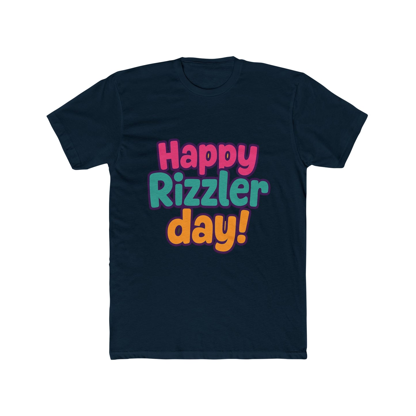 celebrate happy rizzler day with our multicolor unisex t-shirt – perfect gift for any occasion, comfortable fit
