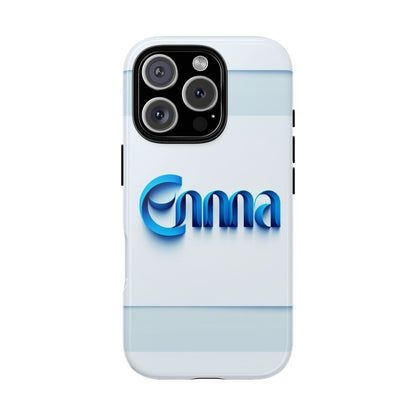 Emma Blue 3D Wrap Protective Phone Case for Smartphones with Vivid Anime Comic Design Shock Absorption and UV Protection