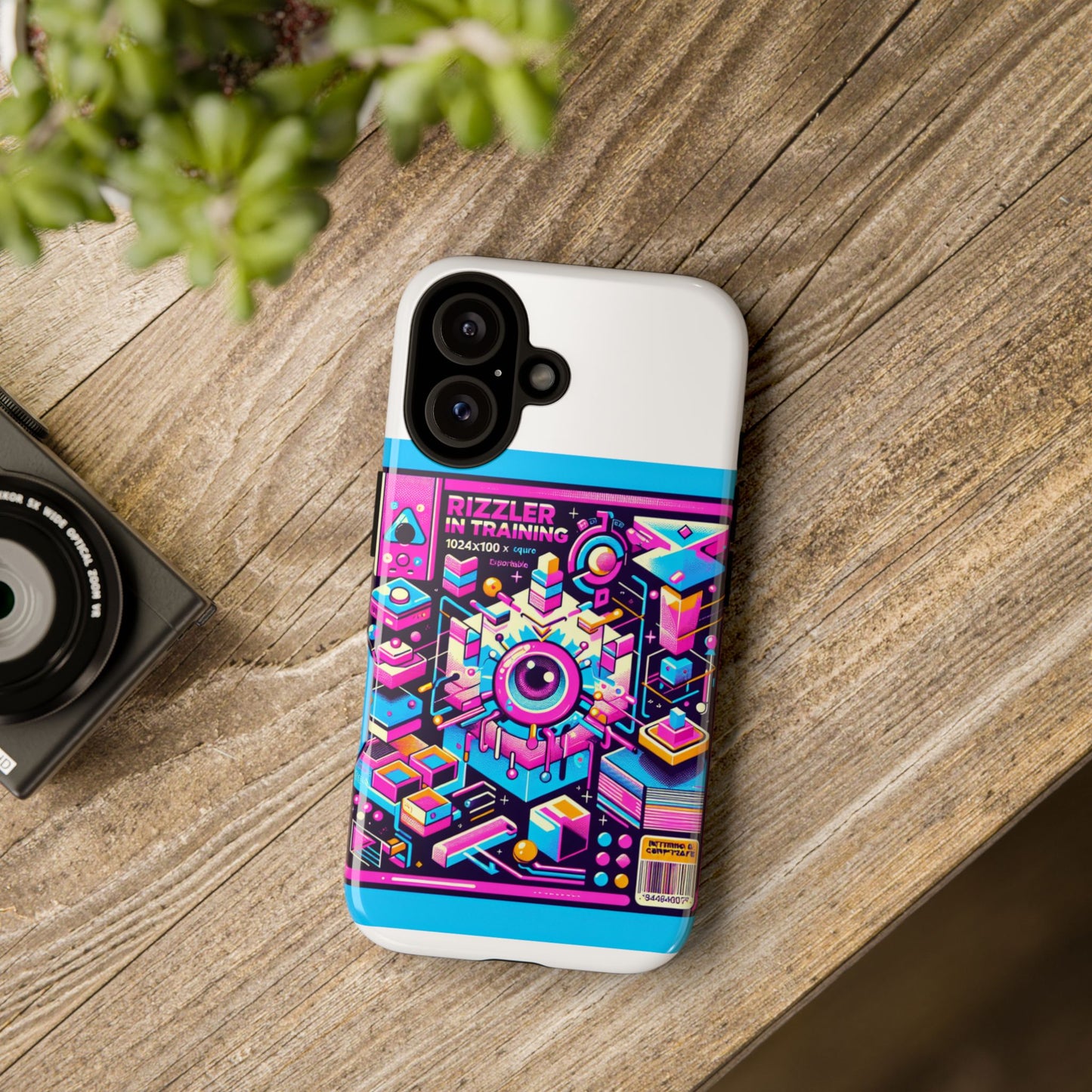 rizzler in training protective phone case for anime lovers
