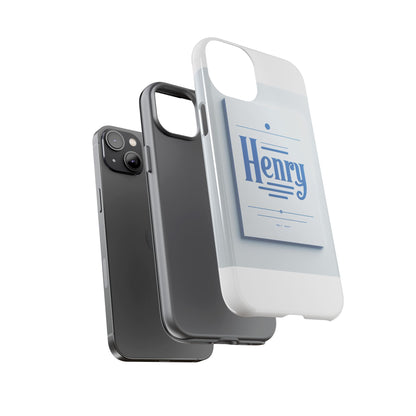 Stylish Blue Typographic Phone Case for Men and Women, Durable Protection, Unique Design, Compatible with iPhone 13, 14, 15 & 16 – all models including Pro, Pro Max & Plus