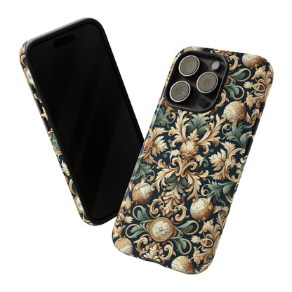 Pattern Image 7 Vibrant 3D Phone Case for Anime and Comic Fans with Baroque Style Decorative Design Compatible with iPhone 13, 14, 15 & 16 – all models including Pro, Pro Max & Plus