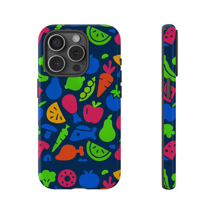 Vibrant 3D Fruit Pattern Protective Phone Case with Glossy Finish for Stylish Protection, Compatible with iPhone 13, 14, 15 & 16 – all models including Pro, Pro Max & Plus