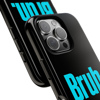 Bruh Phone Case, Funny Phone Cover, Tough Smartphone Accessory, Unique Quirky Gift for Friends, Durable Protection, Trendy Design for Students and Professionals