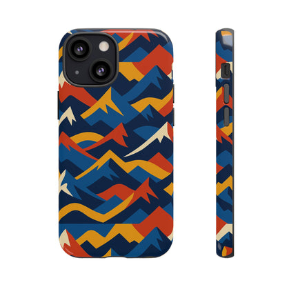Vibrant 3D Mountain Design Protective Phone Case for Unique Accessory Lovers Compatible with iPhone 13, 14, 15 & 16 – all models including Pro, Pro Max & Plus