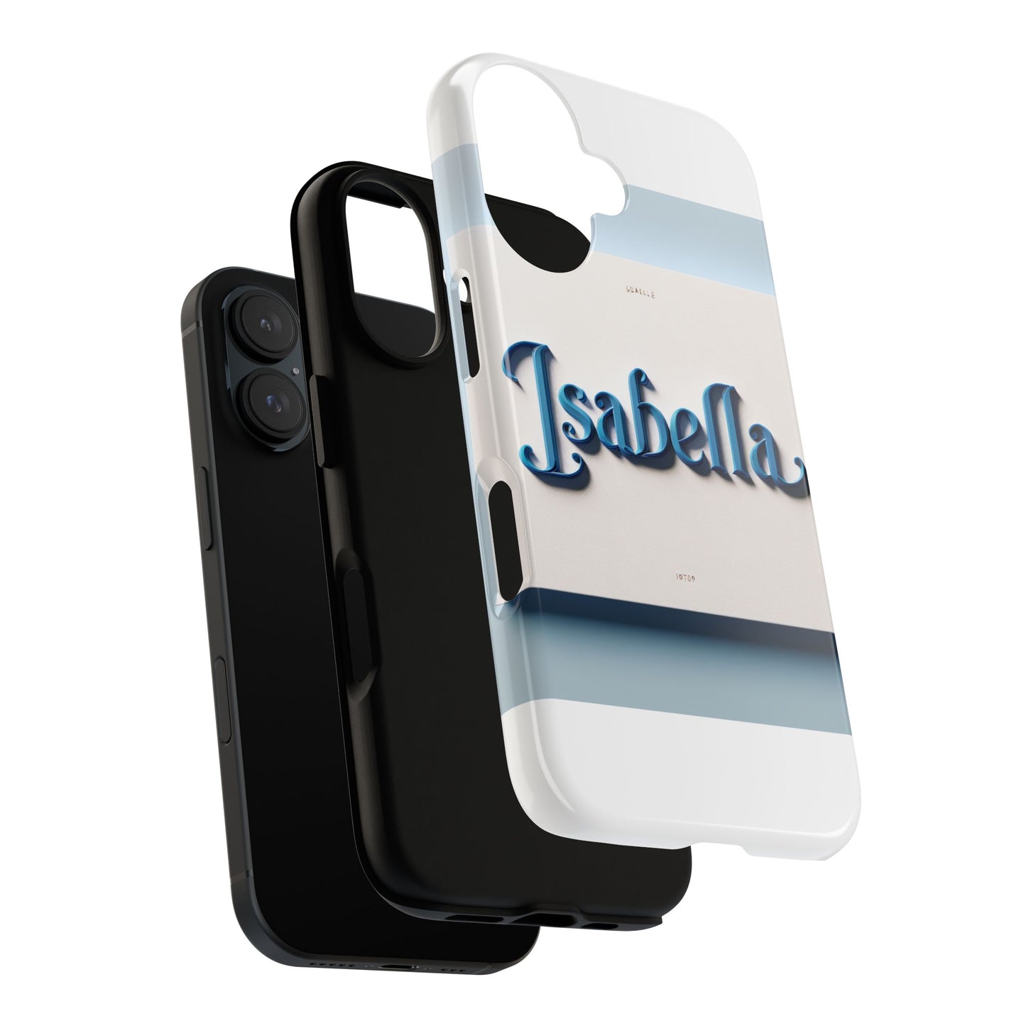 vibrant 3d blue alphabet design protective phone case stylish accessory for men and women unique phone cover compatible with iphone 13, 14, 15 & 16 – all models including pro, pro max & plus