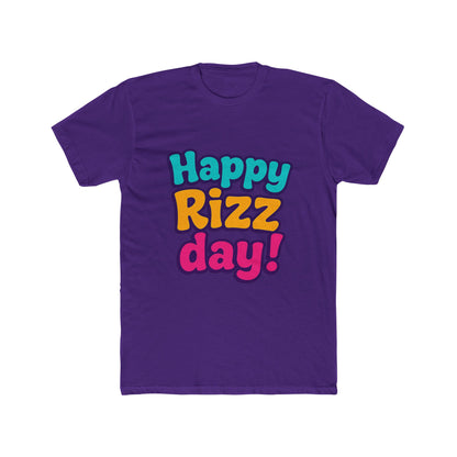 Happy Rizz Day Alphabet Multicolor Unisex T-Shirt – Vibrant Graphic Tee for Everyday Wear