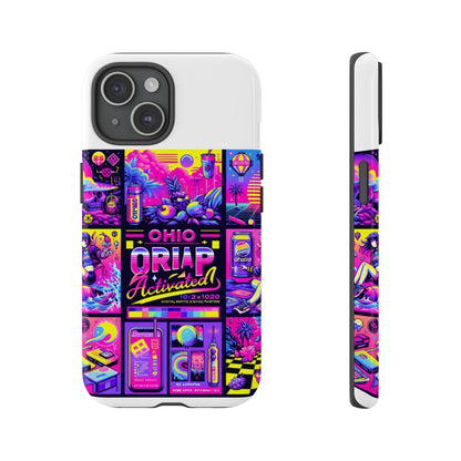 Ohio Drip Activated Protective Phone Case with 3D Wrap Design, UV Protection, Durable TPU Silicone Liner, Ideal Gift for Tech Enthusiasts and Anime Lovers