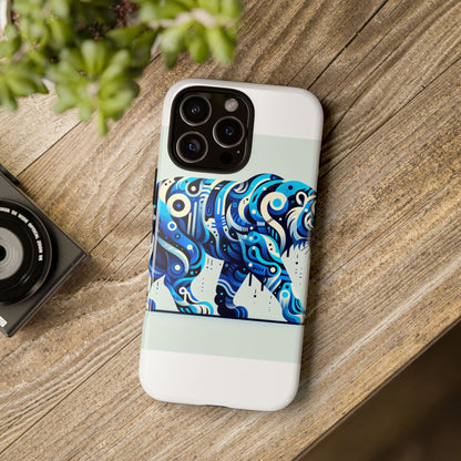 Vibrant 3D Wrap Protective Phone Case with Colourful Tiger Design Stylish Accessory for Men and Women Compatible with iPhone 13, 14, 15 & 16 – all models including Pro, Pro Max & Plus