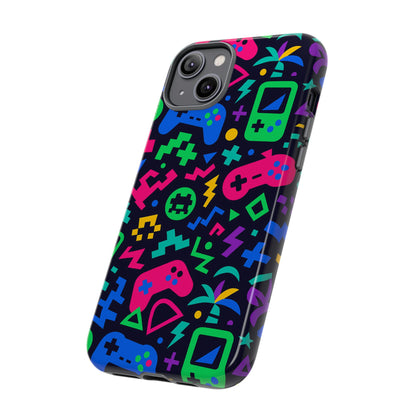 Vibrant 3D Gaming Design Protective Phone Case for Creative Expression and Stylish Protection, Compatible with iPhone 13, 14, 15 & 16 – all models including Pro, Pro Max & Plus