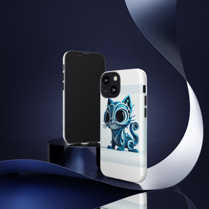 Vibrant 3D Cat Design Phone Case – Playful Protection Accessory for Self-Expression – Compatible with iPhone 13, 14, 15 & 16 – all models including Pro, Pro Max & Plus