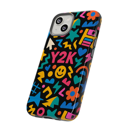 Vibrant Y2K Design 3D Wrap Protective Phone Case for Unique Style and Fashion Accessory Compatible with iPhone 13, 14, 15 & 16 – all models including Pro, Pro Max & Plus