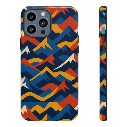 Vibrant 3D Mountain Design Protective Phone Case for Unique Accessory Lovers Compatible with iPhone 13, 14, 15 & 16 – all models including Pro, Pro Max & Plus
