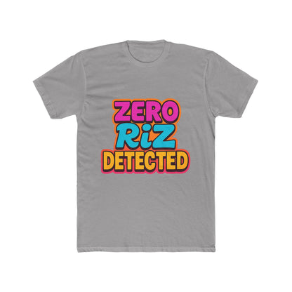 Zero Riz Detected Meme Unisex T-Shirt - Multicolor Graphic Tee, Funny Internet Slang T-Shirt, Trendy Casual Wear