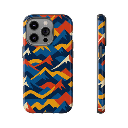 Vibrant 3D Mountain Design Protective Phone Case for Unique Accessory Lovers Compatible with iPhone 13, 14, 15 & 16 – all models including Pro, Pro Max & Plus