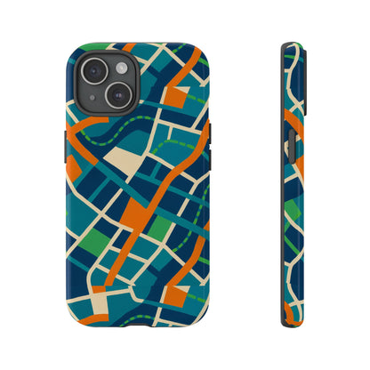 Multicolour Abstract Geometric Phone Case for Stylish Protection Compatible with iPhone 13, 14, 15 & 16 – All Models Including Pro, Pro Max & Plus