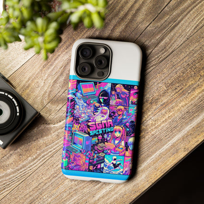 Sigma Sprinting Vibrant Protective Phone Case for Smartphones, 3D Wrap Design with UV Protection, Durable Shock Absorbent Material, Ideal Gift for Anime and Comic Lovers