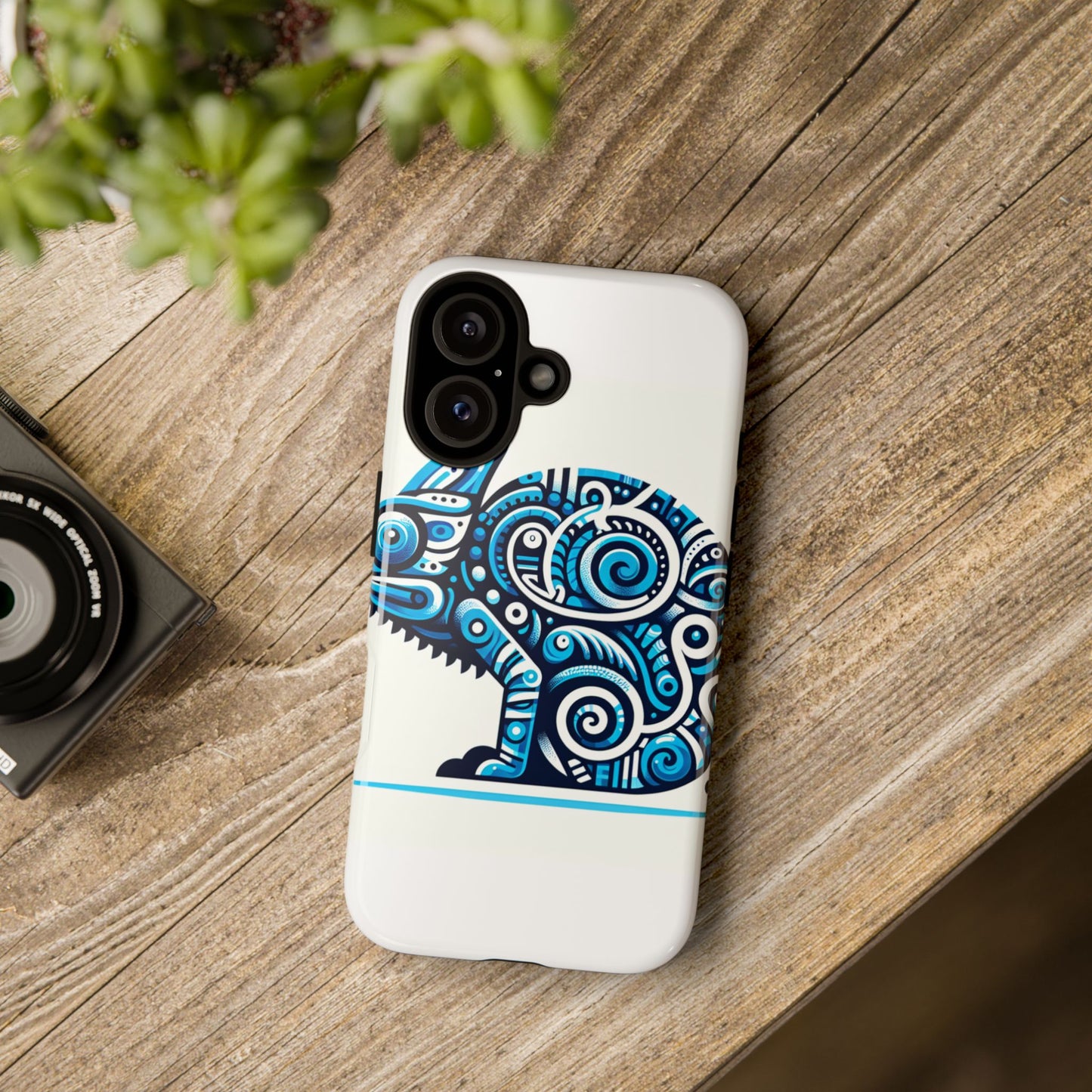 vibrant 3d chameleon design protective phone case for creative individuals stylish protection compatible with iphone 13, 14, 15 & 16 – all models including pro, pro max & plus