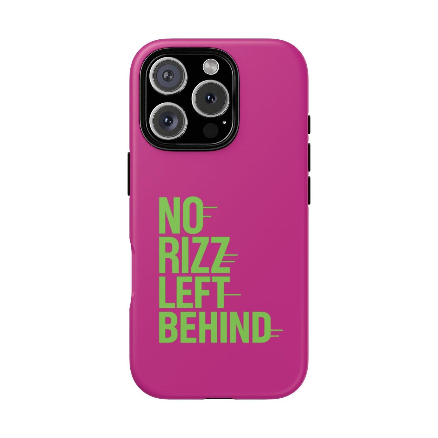 tough cases - no rizz left behind phone case for ultimate protection and style