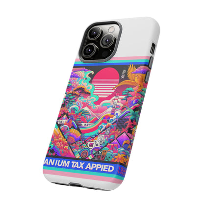 Fanum Tax Applied Protective Phone Case, 3D Wrap Design, Durable Silicone Liner, UV Protected, Shock Absorbing, Fun Anime and Comic Style, Ideal Gift for Tech Enthusiasts