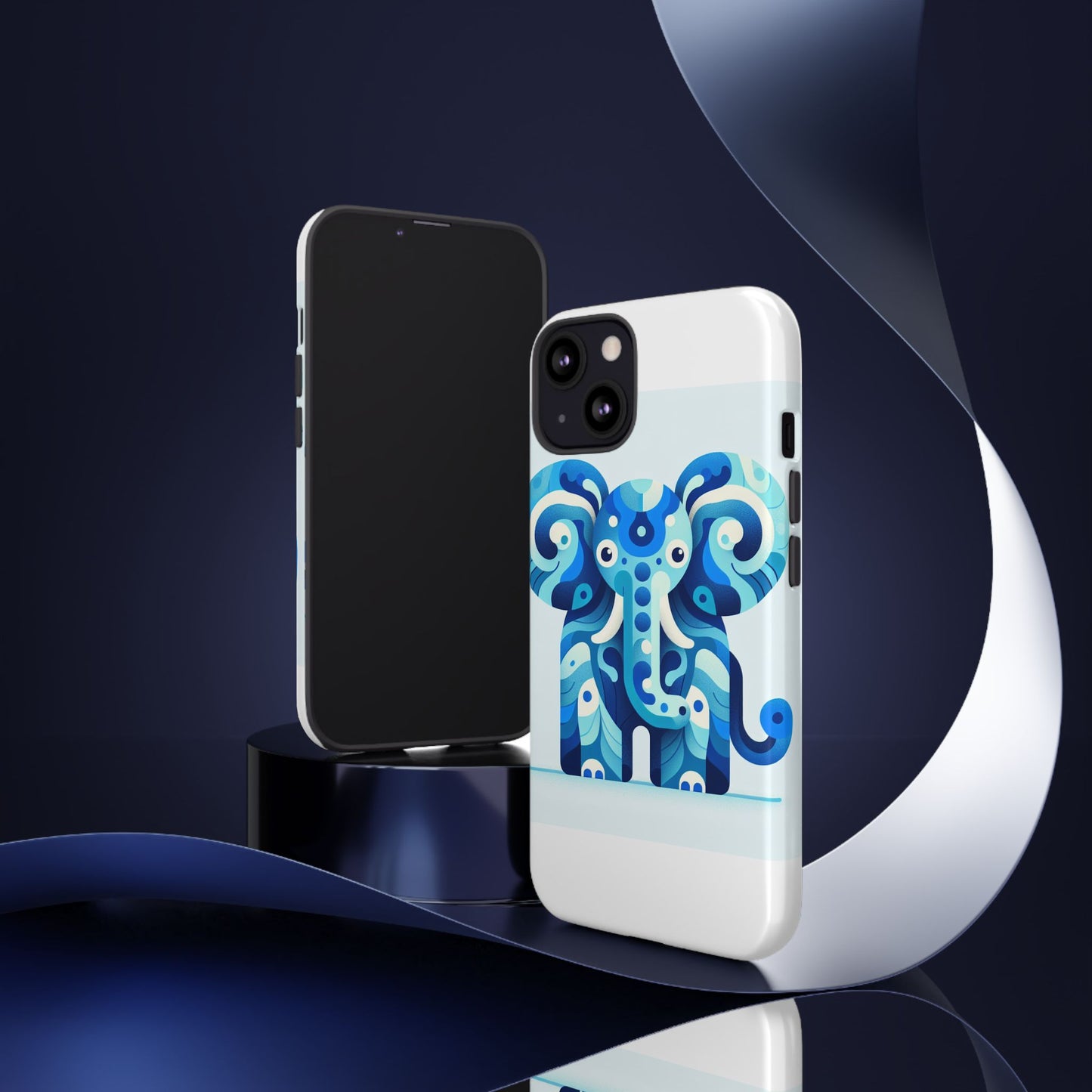 vibrant 3d protective phone case with artistic elephant design for unique expression compatible with iphone 13, 14, 15 & 16 – all models including pro, pro max & plus