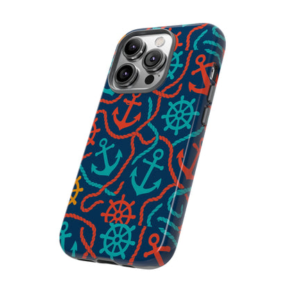 Nautical Multicolour 3D Wrap Protective Phone Case for Unique Style and Robust Protection Compatible with iPhone 13, 14, 15 & 16 – all models including Pro, Pro Max & Plus