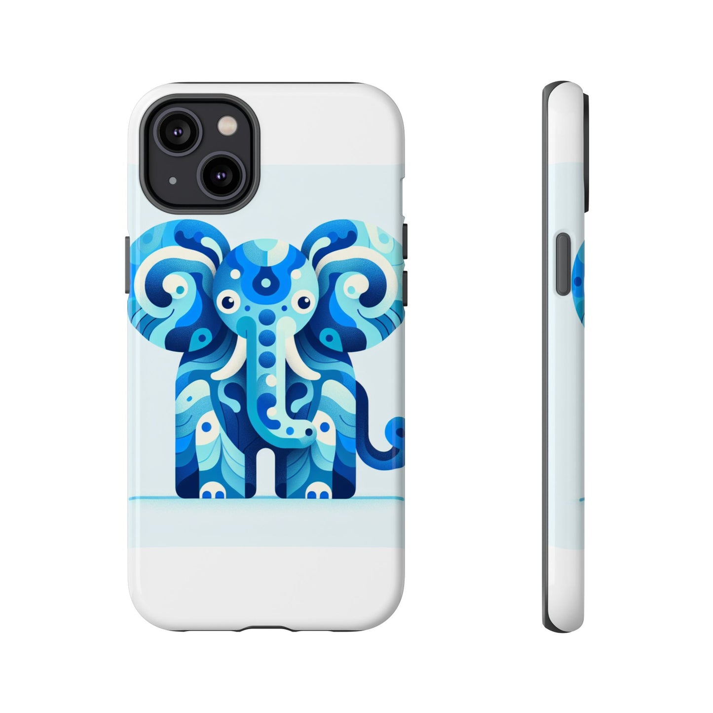 vibrant 3d protective phone case with artistic elephant design for unique expression compatible with iphone 13, 14, 15 & 16 – all models including pro, pro max & plus