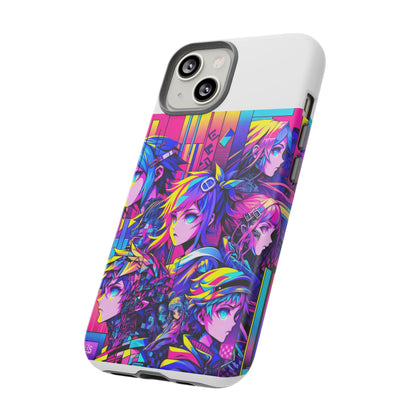 Cap-Free Culture Protective Phone Case with 3D Wrap Design, Durable Silicone Liner, UV Resistant, Ideal Gift for Anime and Comic Fans