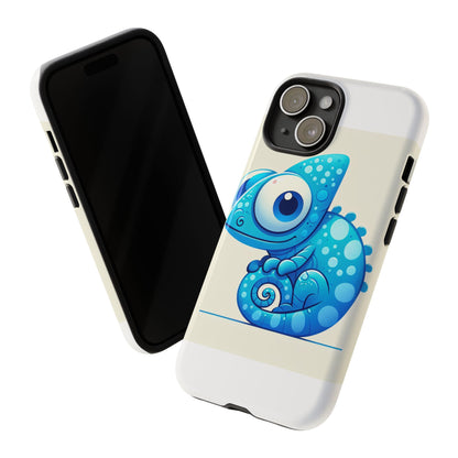 Vibrant 3D Cartoon Chameleon Phone Case for Adults and Teens Stylish Protection Compatible with iPhone 13, 14, 15 & 16 – All Models Including Pro, Pro Max & Plus